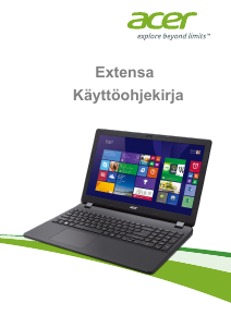 Käyttöohje Acer Extensa 2508 Kannettava tietokone