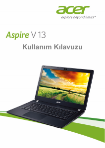 Kullanım kılavuzu Acer Aspire V3-331 Dizüstü bilgisayar