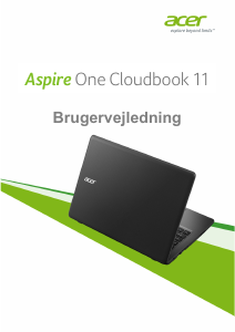 Brugsanvisning Acer Aspire One Cloudbook 1-131 Bærbar computer