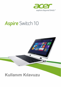 Kullanım kılavuzu Acer Aspire Switch SW5-012 Dizüstü bilgisayar