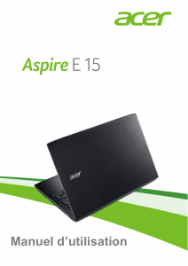 Mode d’emploi Acer Aspire E5-575G Ordinateur portable