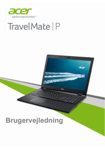Brugsanvisning Acer TravelMate P276-MG Bærbar computer