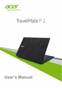 Handleiding Acer TravelMate P257-M Laptop