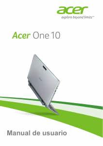 Manual de uso Acer One S1002P Portátil
