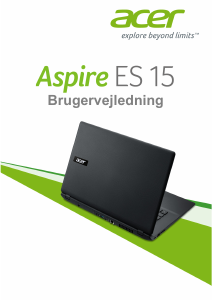 Brugsanvisning Acer Aspire ES1-522 Bærbar computer