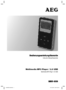 Manual AEG MMS 4208 Mp3 Player