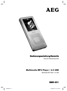 Bedienungsanleitung AEG MMS 4211 Mp3 player