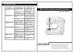 Manual Michley FSHM 505 Sewing Machine