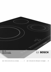 Manual Bosch PIL631B18E Placa