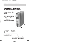 Manual Black and Decker BDOH200 Heater