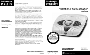 Manual de uso Homedics FMV-400H Masajeador