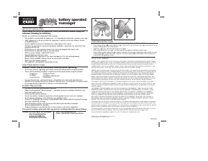 Manual de uso Homedics NOV-45-9CTM Ribbit Masajeador