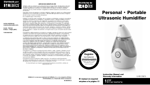 Manual de uso Homedics UHE-CM15 Humidificador