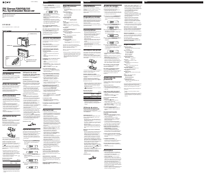 Manual de uso Sony ICF-SW40 Radio