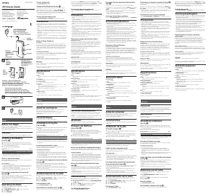 Manual Sony SRF-S54 Radio