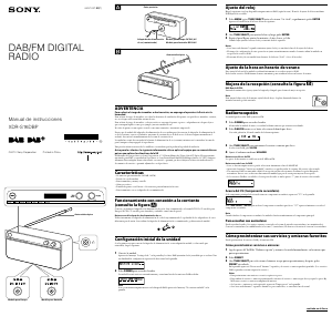 Manual de uso Sony XDR-S16DBP Radio