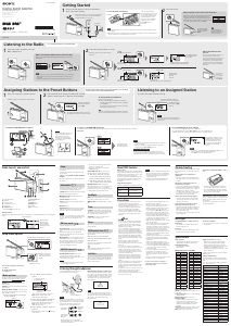 Handleiding Sony XDR-S41D Radio