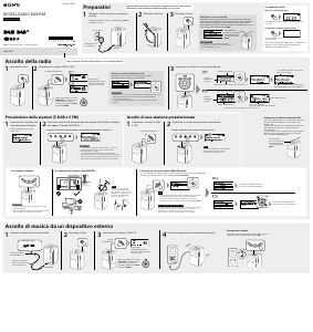 Manuale Sony XDR-V20D Radio