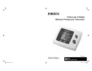 Manual Homedics BPS-060 Blood Pressure Monitor