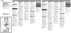 Handleiding Sony ICF-C113 Wekkerradio