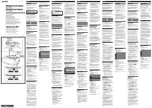 Manual de uso Sony ICF-C215L Radiodespertador