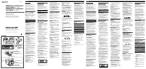 Manuale Sony ICF-C253 Radiosveglia