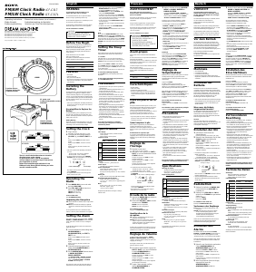 Manual de uso Sony ICF-C317 Radiodespertador