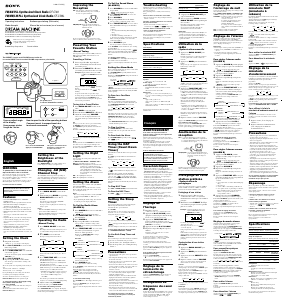 Mode d’emploi Sony ICF-C763 Radio-réveil