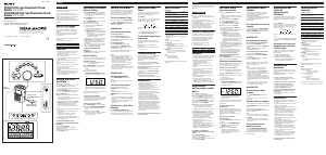 Manuale Sony ICF-C793 Radiosveglia