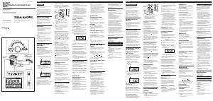 Mode d’emploi Sony ICF-C795RC Radio-réveil