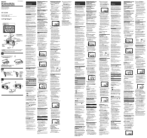 Manuale Sony ICF-C1200 Radiosveglia