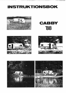 Bruksanvisning Cabby (1988) Husvagn