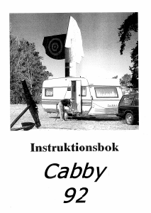 Bruksanvisning Cabby (1992) Husvagn