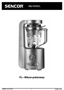 Instrukcja Sencor SBU 8900SL Blender