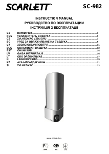 Návod Scarlett SC-982 Zvlhčovač