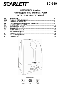 Manual Scarlett SC-989 Humidifier