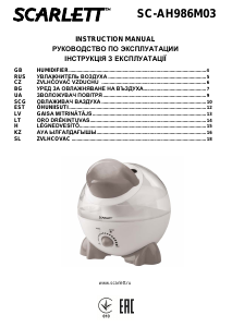 Manual Scarlett SC-AH986M03 Humidifier