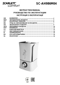Manual Scarlett SC-AH986M04 Humidifier