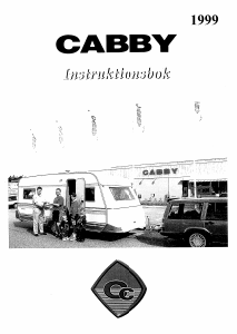Bruksanvisning Cabby (1999) Husvagn