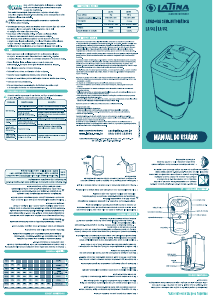 Manual Latina LA551 Máquina de lavar roupa