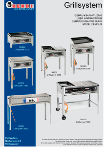 Manual Hendi 145005 Barbecue