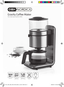 Manual OBH Nordica Gravity Coffee Machine