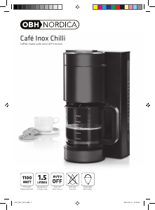 Bruksanvisning OBH Nordica Inox Chilli Kaffebryggare