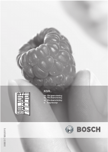 Käyttöohje Bosch KSR34N11 Jääkaappi
