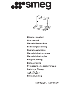 Manual Smeg KSET6XE Cooker Hood