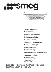 Manuale Smeg KE91XE Cappa da cucina