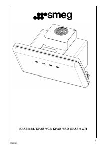 Manuale Smeg KFAB75CR Cappa da cucina