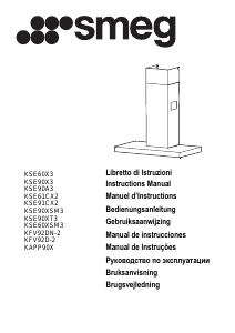 Manual Smeg KSE60XSM3 Cooker Hood