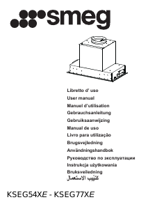 Manuale Smeg KSEG77XE Cappa da cucina