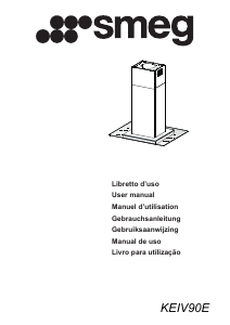 Manuale Smeg KEIV90E Cappa da cucina